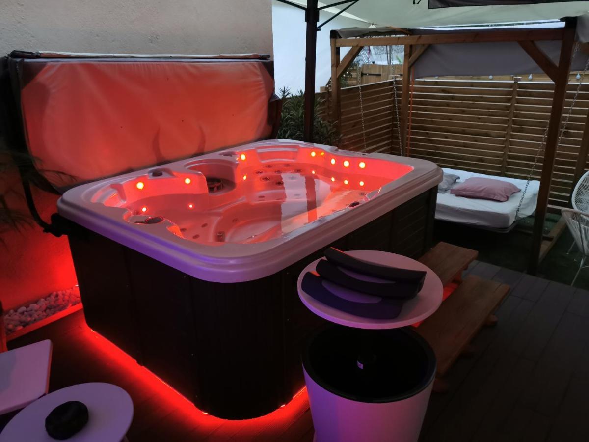 Lyon Superbe Jacuzzi Vue Sur Jardin Leilighet Villeurbanne Eksteriør bilde